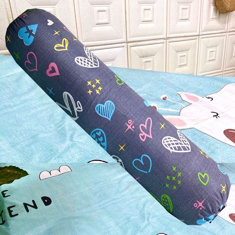 Vỏ gối ôm poly cotton poly K'home 100x35cm (1 VỎ ) | BigBuy360 - bigbuy360.vn