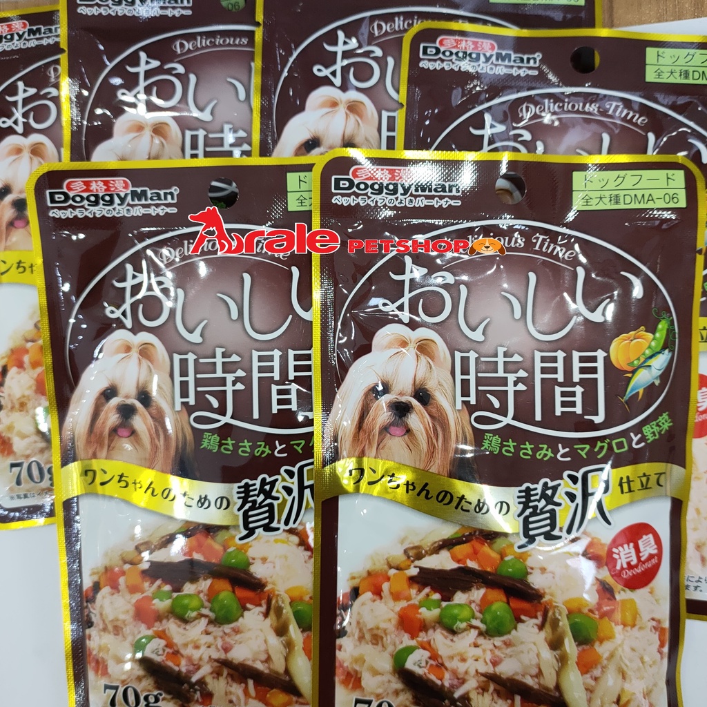 [ Siêu ngon ] Pate Doggyman Nhật cho chó gói 70g