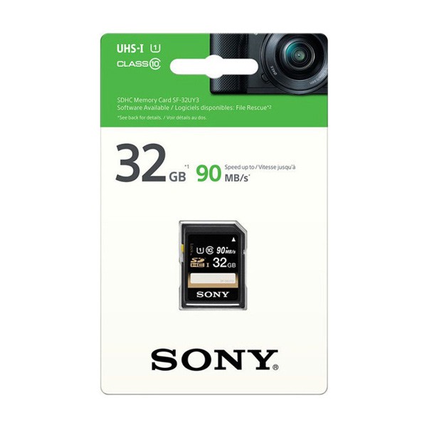 Thẻ Nhớ SDHC Sony 32GB 90MB/70MB/s (SF-32UY3) | BigBuy360 - bigbuy360.vn