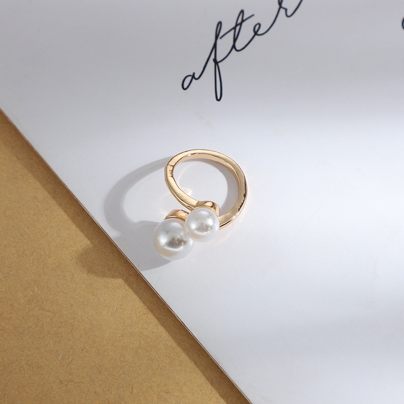 Nút cài khăn choàng bằng hợp kim đính ngọc trai nhân tạo đơn giản