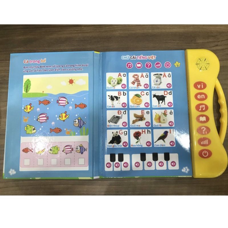 TẶNG PIN VÀ BÚT]SÁCH NÓI SONG NGỮ ANH VIỆT HÀNG VIỆT NAM