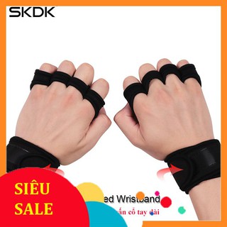 Găng tay tập gym hở mu bàn tay GL002