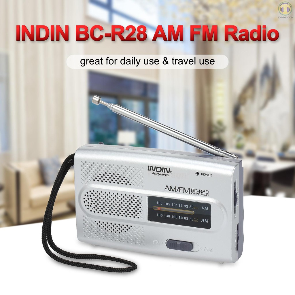 Radio Kỹ Thuật Số Bc-R28 Am/Fm nhỏ gọn