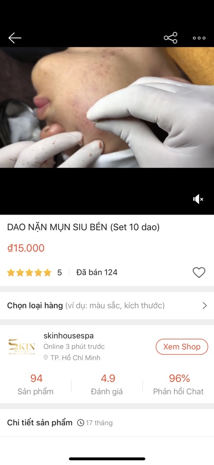 [SKIN HOUSE] 10 DAO NẶN MỤN SIÊU BÉN