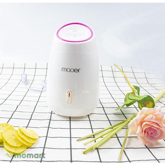 Máy xông da mặt hoa quả tươi tự động 2 in 1 MAOER - Máy xông hơi mặt thảo dược chất lượng