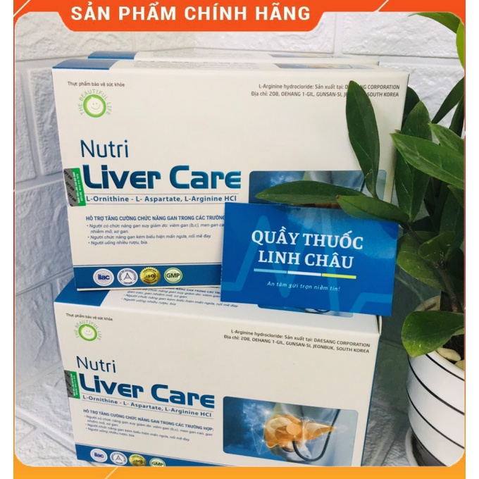 [Nutri Liver care] Tăng cường chức năng gan, mát gan, giải độc gan