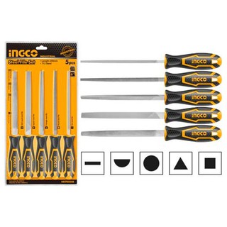 Bộ 5 giũa sắt Ingco HKTFS0508