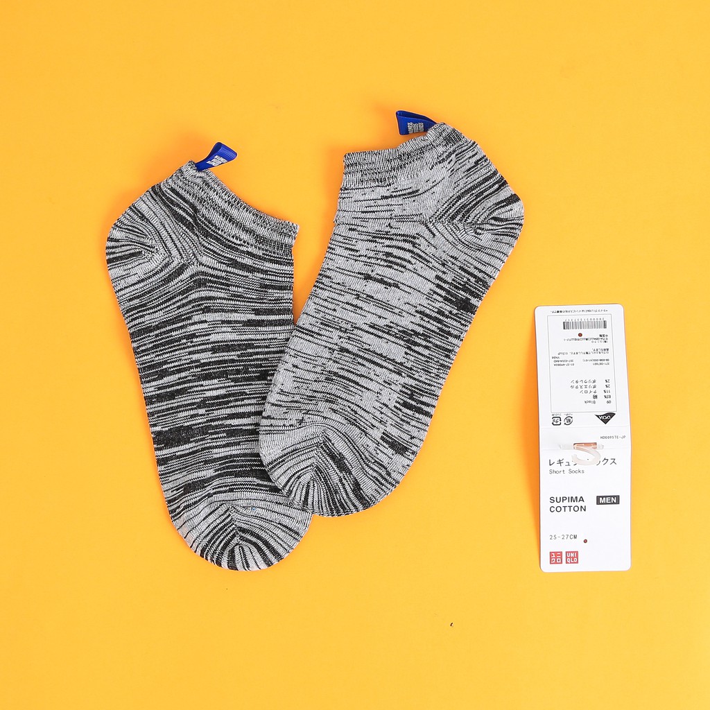 Tất cổ ngắn Uni, Tất lười cao cấp. Công nghệ Cotton dệt kim giúp mang lại thoải mái và thoáng mát cho đôi chân