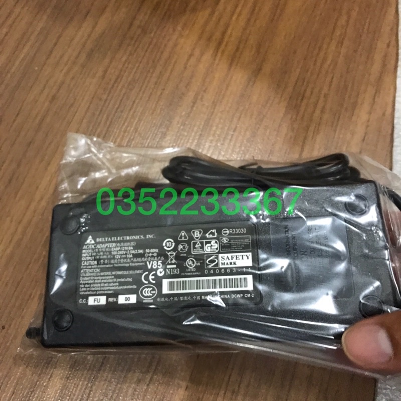 Nguồn, Adapter 12v 5A, 10A jack 5.5*2.5 có đèn led báo