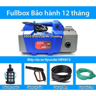 Máy rửa xe Hyundai HRX815 áp lực 150bar mạnh