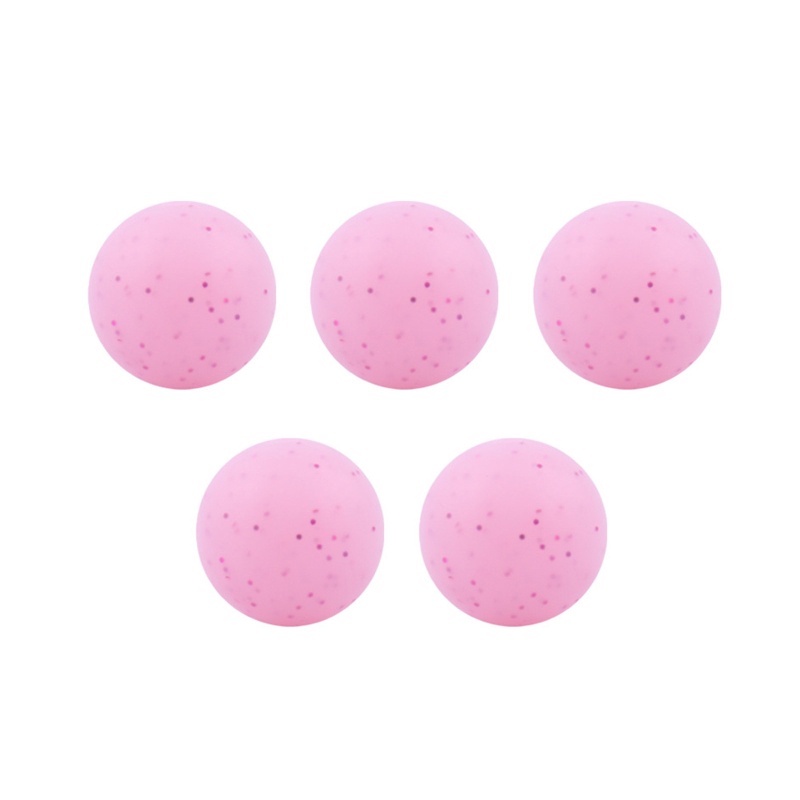 Set 5 Hạt Nhựa Silicone 12mm 15mm In Họa Tiết Làm Dịu Răng Cho Bé