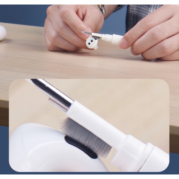 Bút vệ sinh tai nghe Bluetooth Airpods 1/2/3/Pro đầu cọ mềm nhỏ gọn