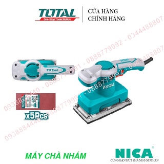 Máy chà nhám chữ nhật total tf1301826 chà nhám 220v-240v/50-60hz, công suất 320w, 14,000rpm, 93mm x 185m