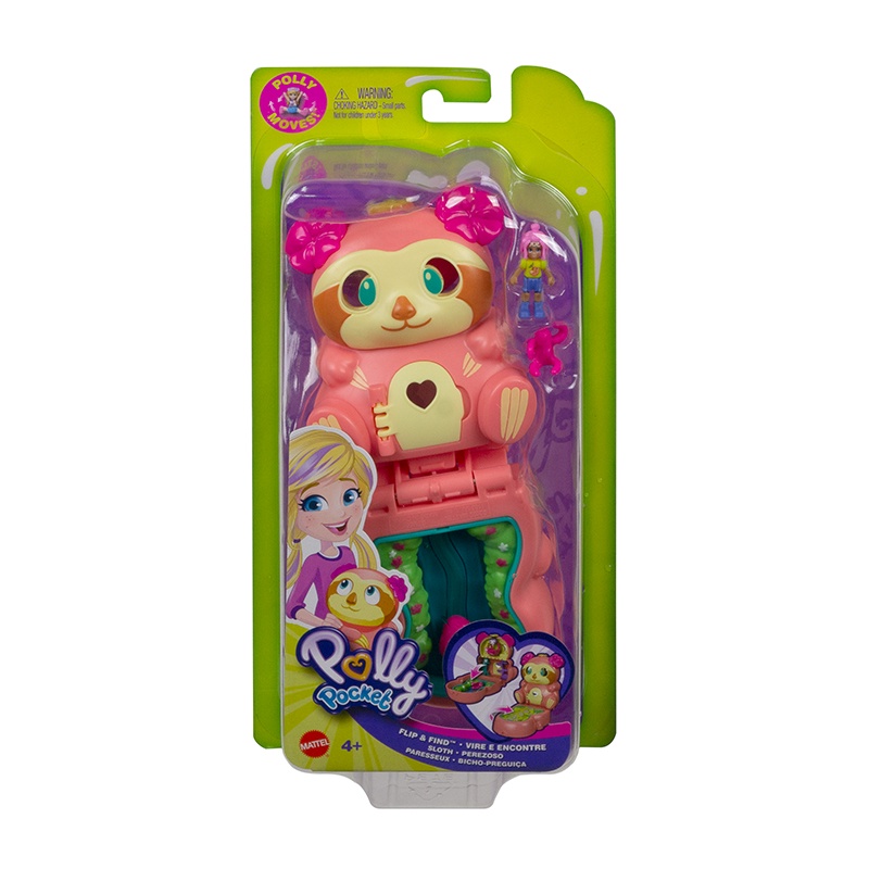 Đồ Chơi POLLY POCKET Chiếc Túi Hình Lười Nơ Hồng GTM59/GTM56