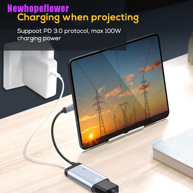 Đầu Chuyển Đổi 4k 60hz Usb Type-c Male Hdmi Vga Dp Minidp Rj45 | BigBuy360 - bigbuy360.vn