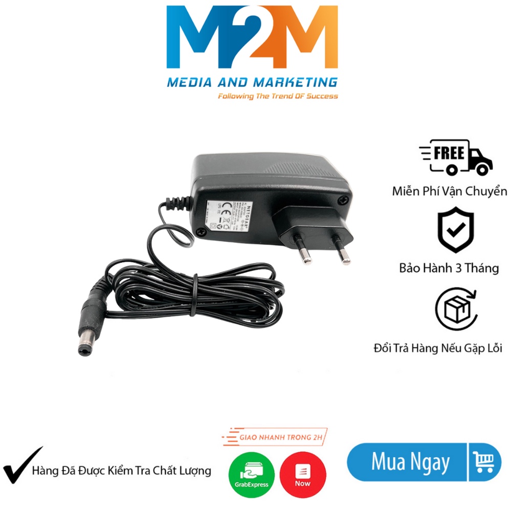 Nguồn Adapter 12V1A Netgear 5.5x2.1MM Chính Hãng SAL012F2❤️Nguồn Chuẩn❤️Nguồn Chống Nhiễu