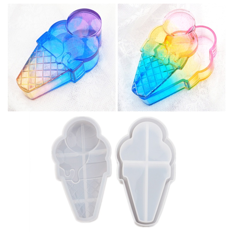 Khuôn Làm Hộp Nhựa Resin Thủ Công Để Bàn Trang Trí Nhà Cửa