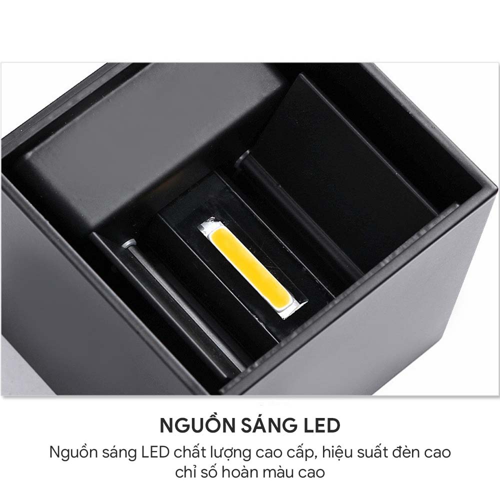 Đèn Hắt Tường, Hắt Cầu Thang 2 Đầu ATHLIGHTING  Loại Đèn Trang Trí Trong Nhà Ngoài Trời Chống Nước Chống Bụi IP67