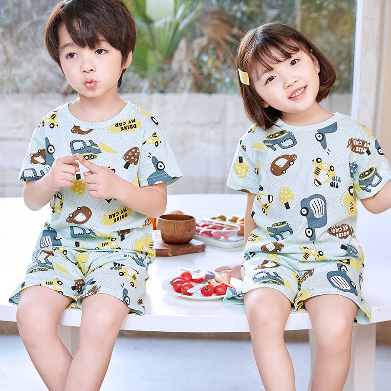 [SALE] BT5⚡Size đại 11-35kg⚡Bộ thun thông hơi hàn quốc xịn 100% cotton mùa hè cho bé ⚡Thời trang trẻ em FREESHIP