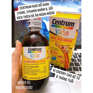 VITAMIN TỔNG HỢP CENTRUM KIDS INCREMIN IRON MIXTURE