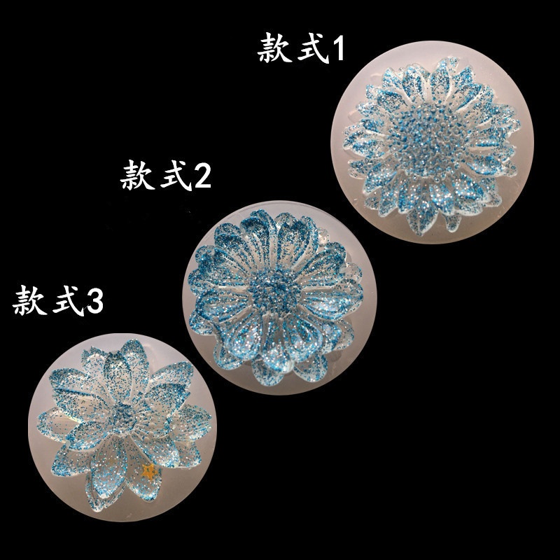 Khuôn Silicone Làm Trang Sức Hình Bông Hoa