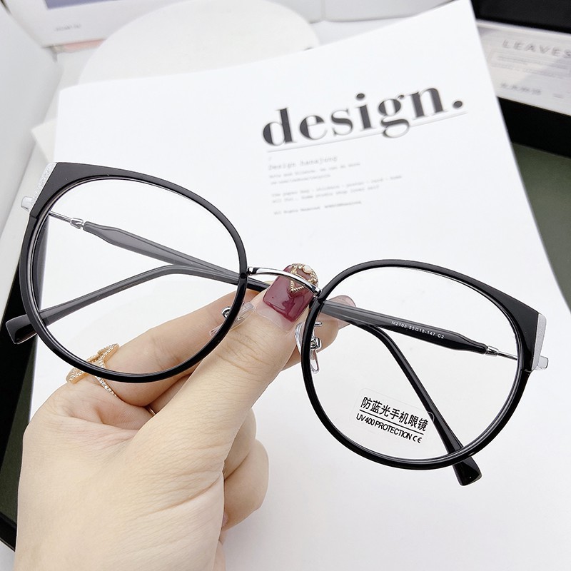 Mắt Kính Gọng Tròn Chống Tia Sáng Xanh Thời Trang Cổ Điển Jz2103 | BigBuy360 - bigbuy360.vn