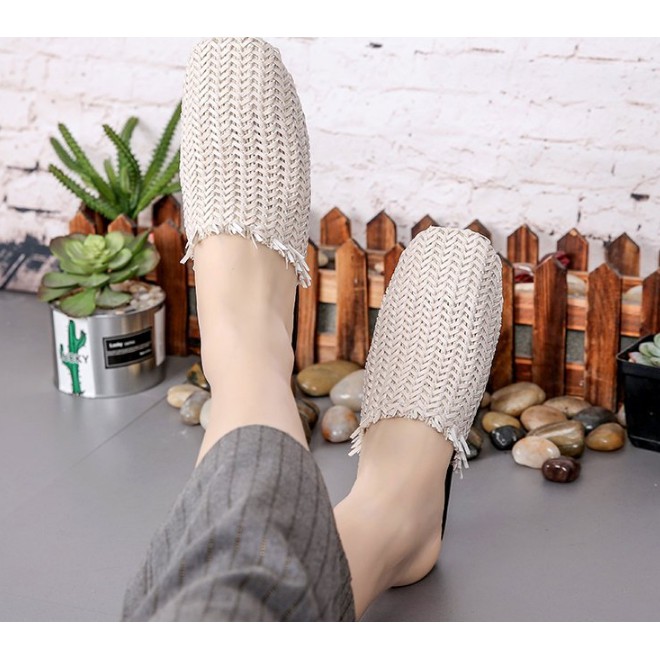 FREESHIP 99K TOÀN QUỐC_Dép Mules đầu tròn mới 2019 Sunnie Shoes