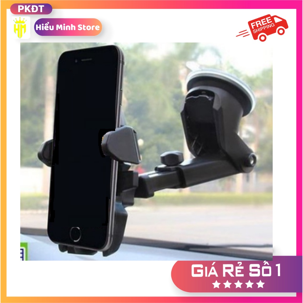 Kẹp điện thoại xe hơi ô tô đa năng xoay 360 độ, cổ dài ,có miếng hút tiện lợi