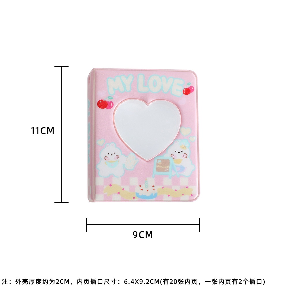 Album Ảnh 3 inch Hình Cô Gái Hoạt Hình Phong Cách Hàn Quốc
