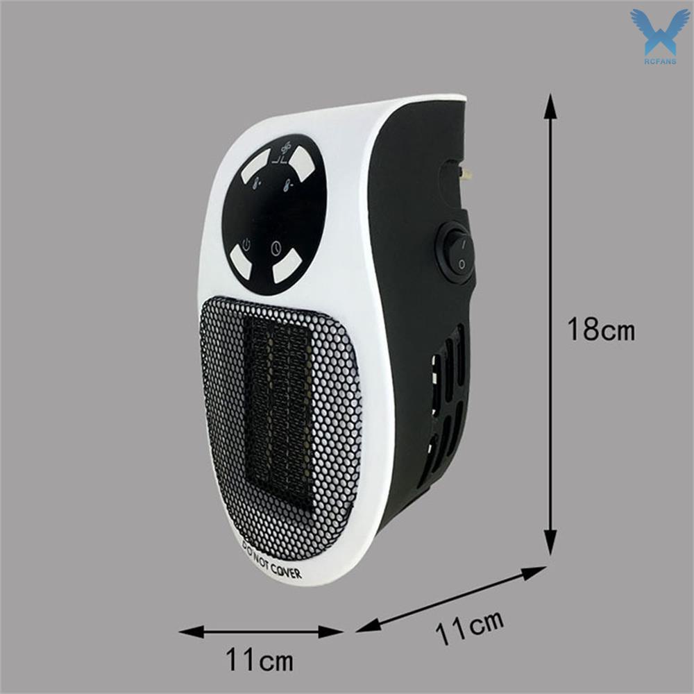 500W Portable Electric Heater Mini Fan Heater Desktop Household Wall Handy Heating Stove Radiator Warm With Remote Control handy heater[rc]