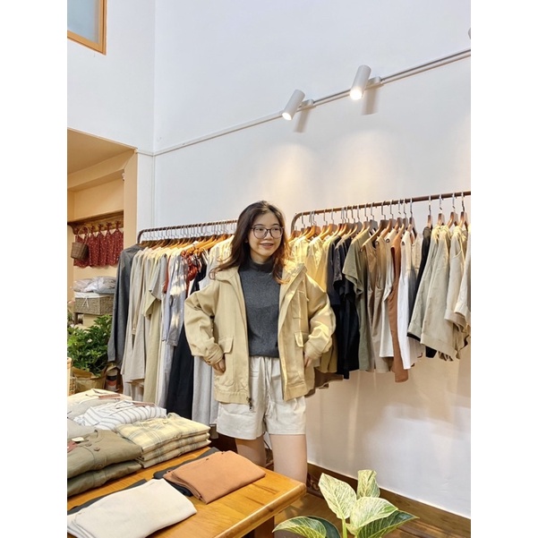 Áo khoác có mũ - 2 lớp