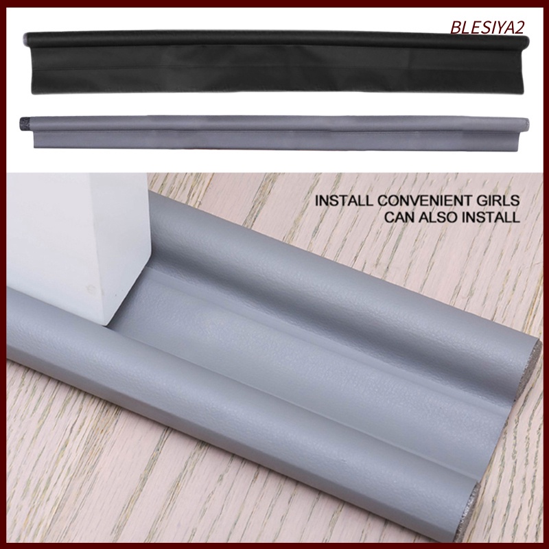 Door Under Bottom Seal Soundproof Draft Secure Foam Strip Blocker Gray