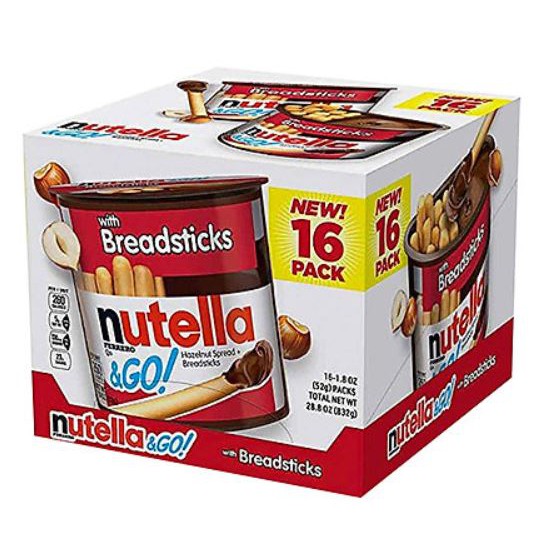 Nutella & Go With Bread Sticks