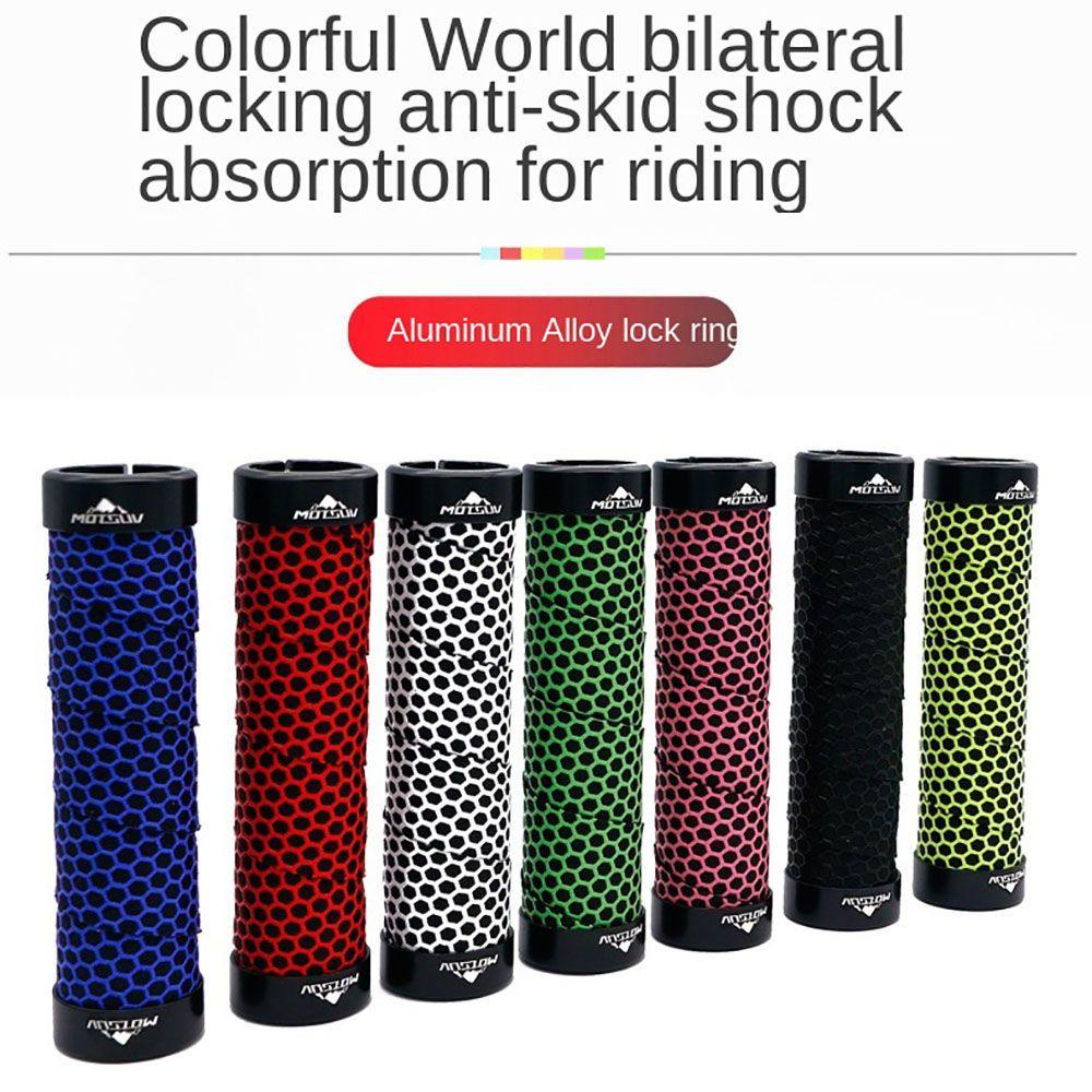 1 Cặp Vỏ Bọc Tay Lái Xe Đạp Chống Sốc Chống Trượt Họa Tiết Tổ Ong DANILO