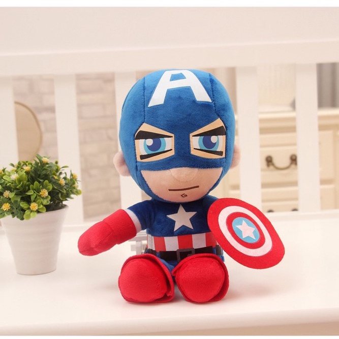 Gấu Bông Siêu Anh Hùng Đáng Yêu Cho Bé - Đội Trưởng Mỹ Captain America