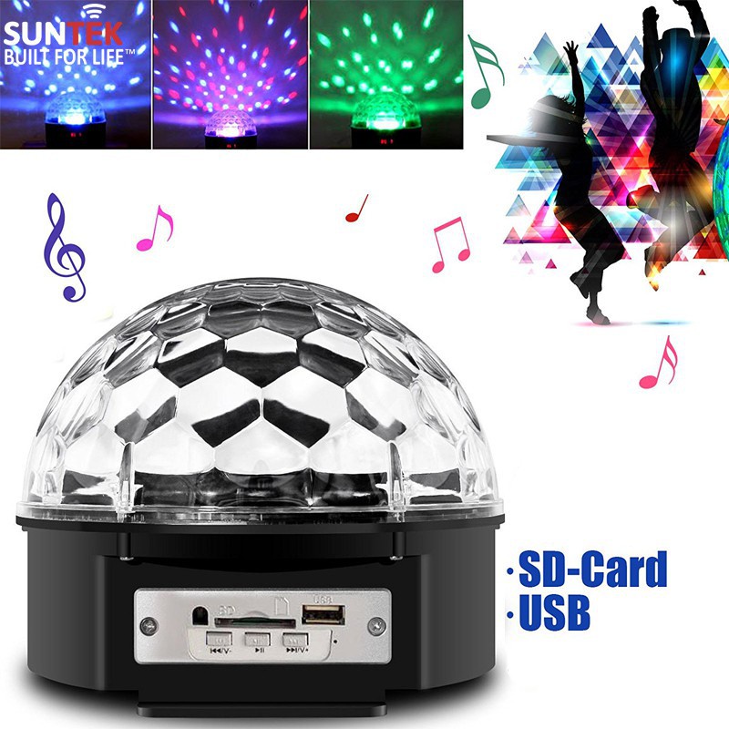 Loa đèn led vũ trường cảm ứng có usb