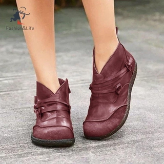 Bốt Nữ Thời Trang Vintage Cá Tính