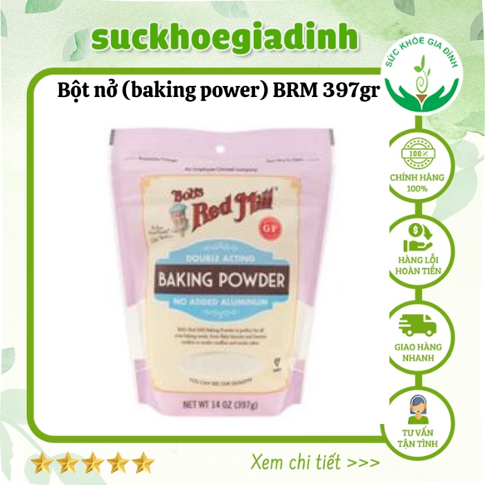 [ Date: 10/2023] Bột Nở (Banking Powder) BRM 397g