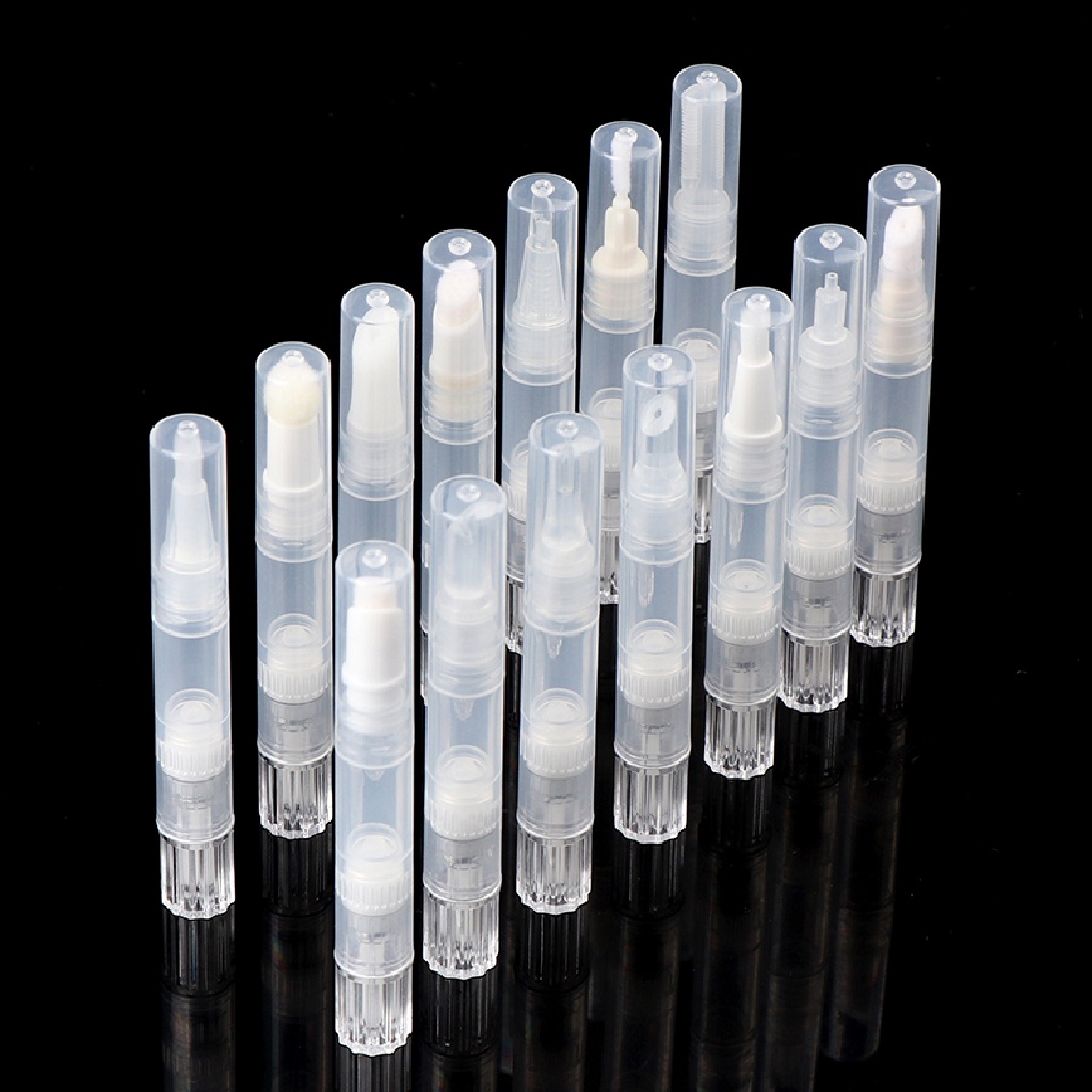 Bút rỗng đựng dầu/chất nền móng tay có thể đổ đầy 1.5ml kèm cọ tiện lợi