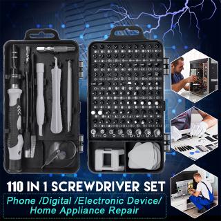 Bộ tuốc nơ vít nam châm 110 trong 1 chuyên dụng sửa chữa PC điện thoại TV