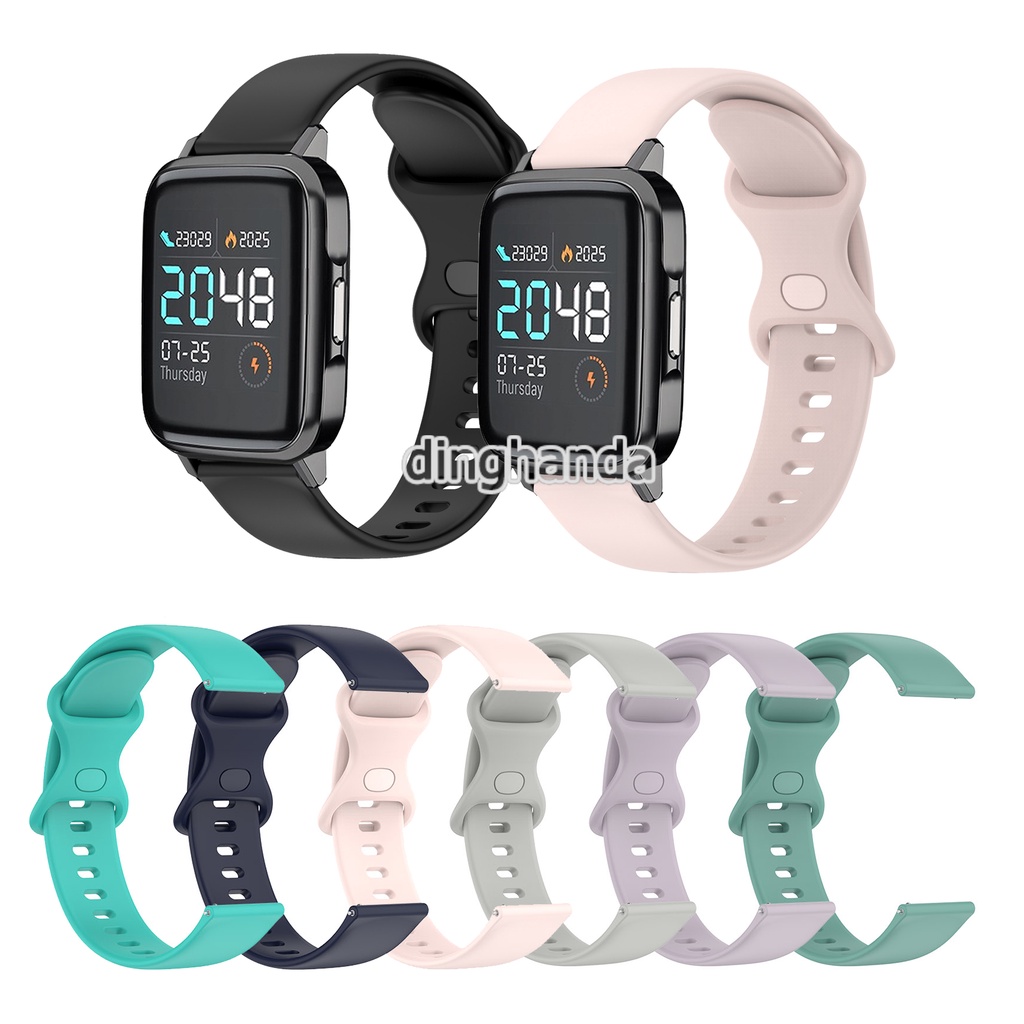 Dây Đeo Silicone Thay Thế Cho Vòng Tay Thể Thao Haylou LS01 LS02