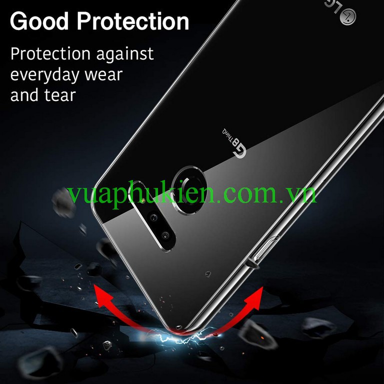 Ốp lưng LG V60 V50 V40 V30 V20 V10 ThinQ, G8 G8X G7 G6 G5 G4, G4 stylus, G3 silicon dẻo trong A+