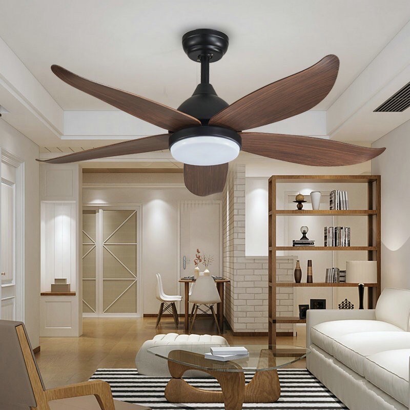 Quạt Trần Đèn 5 Cánh Gỗ F25