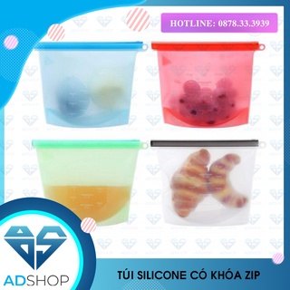 [ĐÃ KIỂM ĐỊNH] TÚI ĐỰNG THỰC PHẨM BẰNG SILICON KHÓA ZIP,TÚI BẢO QUẢN THỰC PHẨM AN TOÀN ĐÃ KIỂM ĐỊNH