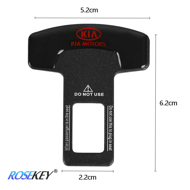 Đầu khóa cài dây an toàn họa tiết chữ Ford cho xe hơi Focus Ranger Ecosport Fiesta Everest Escape