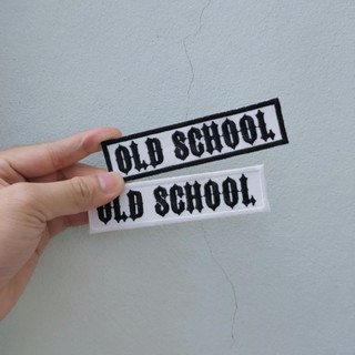 sticker thêu logo thêu ủi patch ủi iron patch Old School