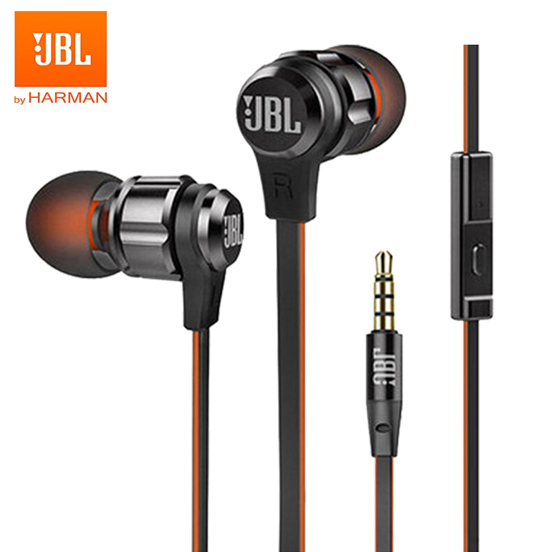 Tai nghe thể thao JBL T180A âm thanh sống động hỗ trợ cuộc gọi rảnh tay có mic cho iphone android