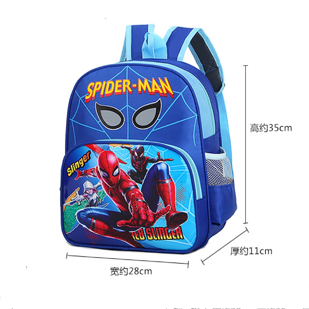 Balo Cho Bé In Hình Siêu Nhân Nhện Spider Man Siêu Hot Hàng Quảng Châu