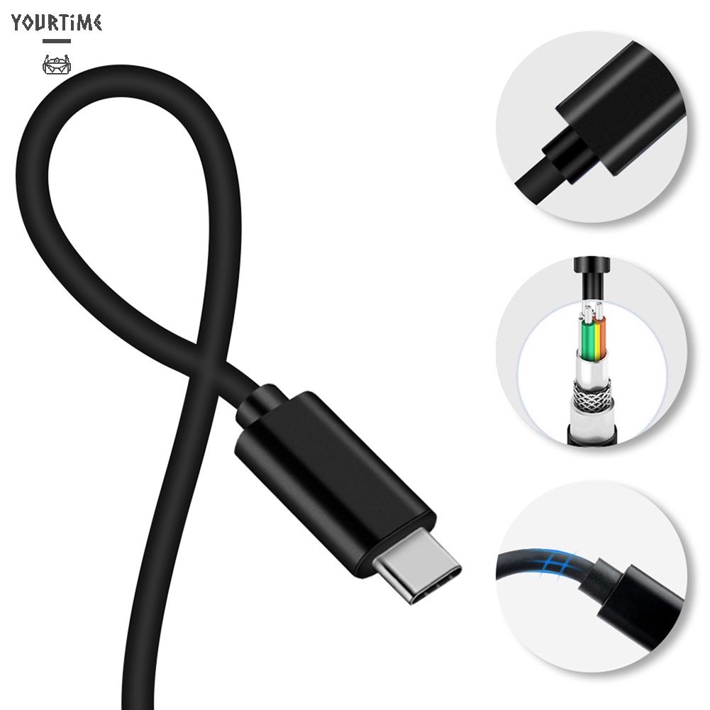 Dây cáp sạc USB Type C 4.5x3.0 DC 1.5m cho laptop HP tiện lợi