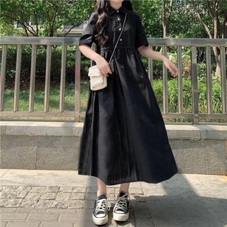Váy buộc nơ cổ dáng BBD